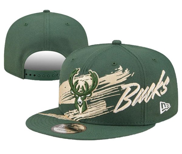 Milwaukee Bucks Stitched Snapback Hats 0024