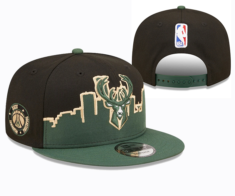 Milwaukee Bucks Stitched Snapback Hats 0028