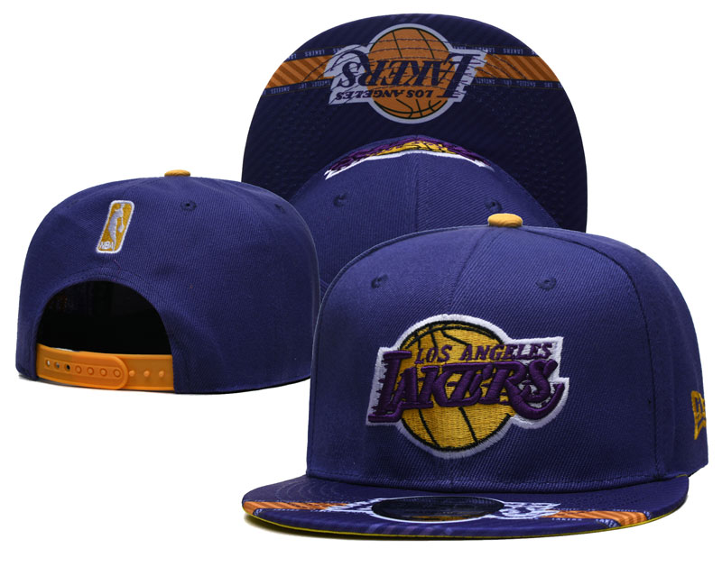 Los Angeles Lakers Stitched Snapback Hats 087