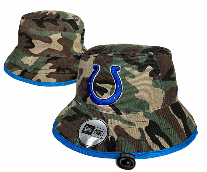 Indianapolis Colts Salute To Service Stitched Bucket Fisherman Hats 062