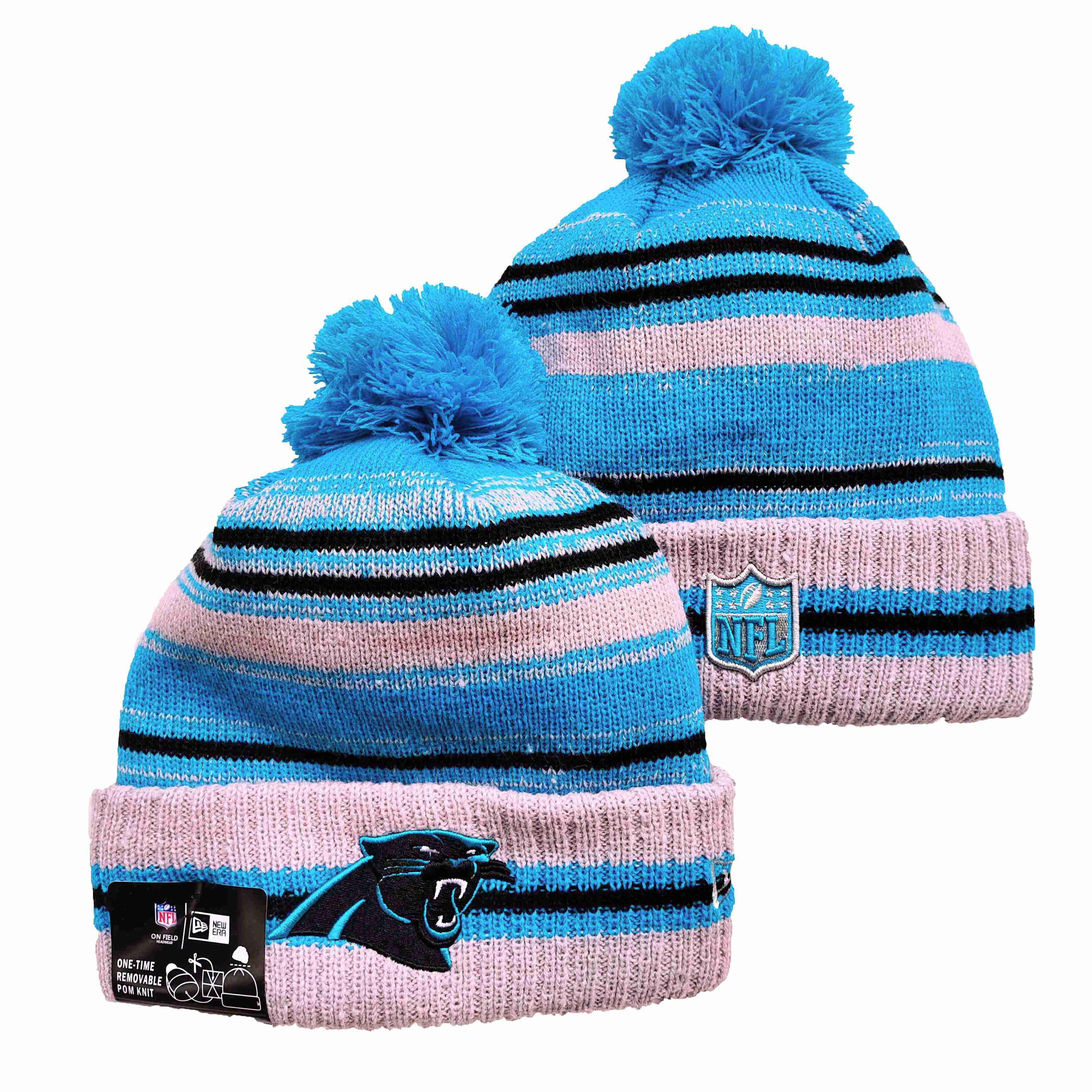 Carolina Panthers Knit Hats 034