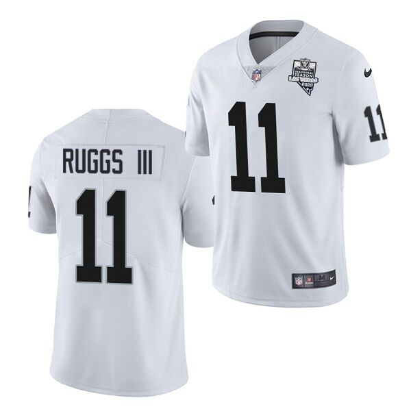 Men's Las Vegas Raiders #11 Henry Ruggs III White NFL 2020 Inaugural Season Vapor Limited Stitched Jersey