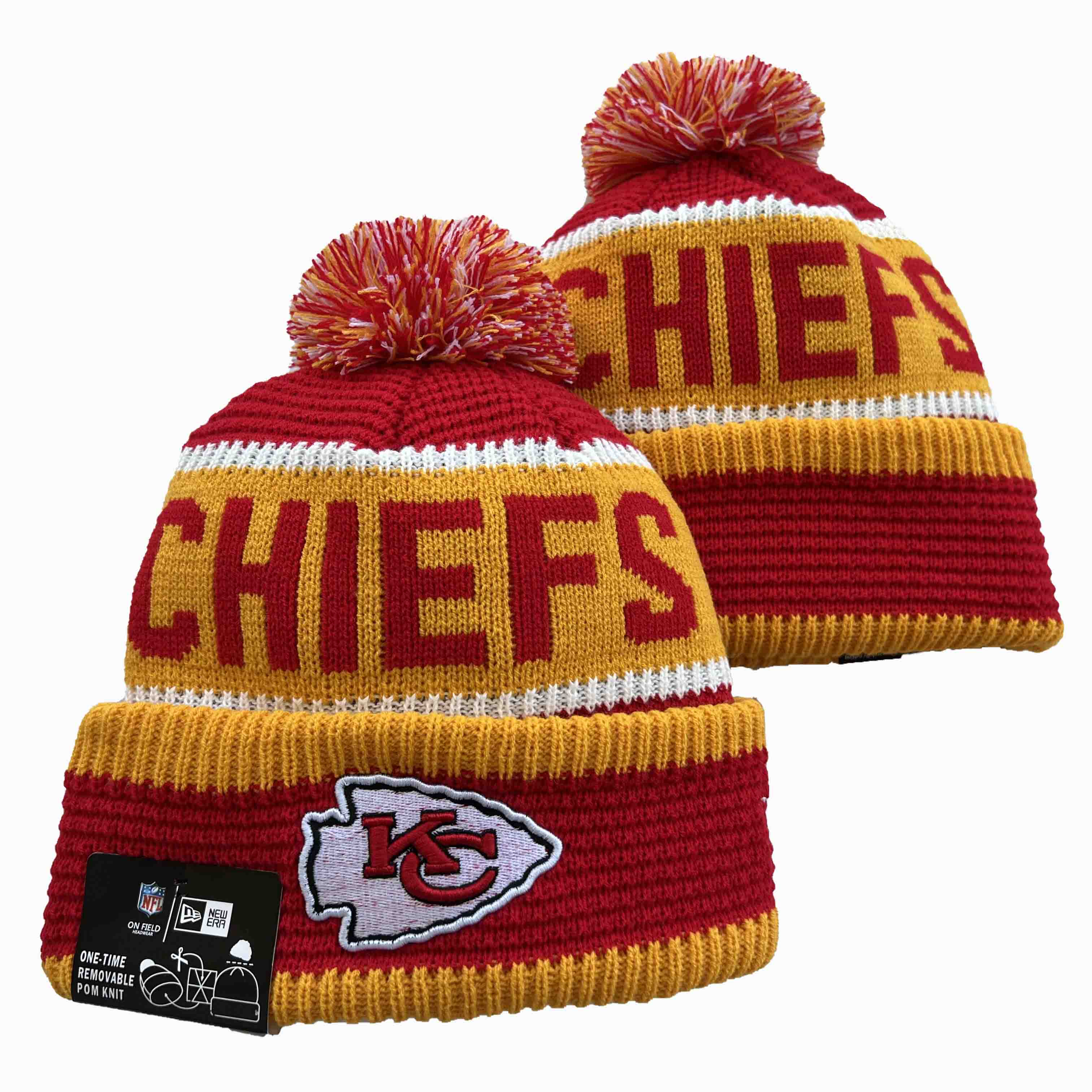 Kansas City Chiefs Knit Hats 0159