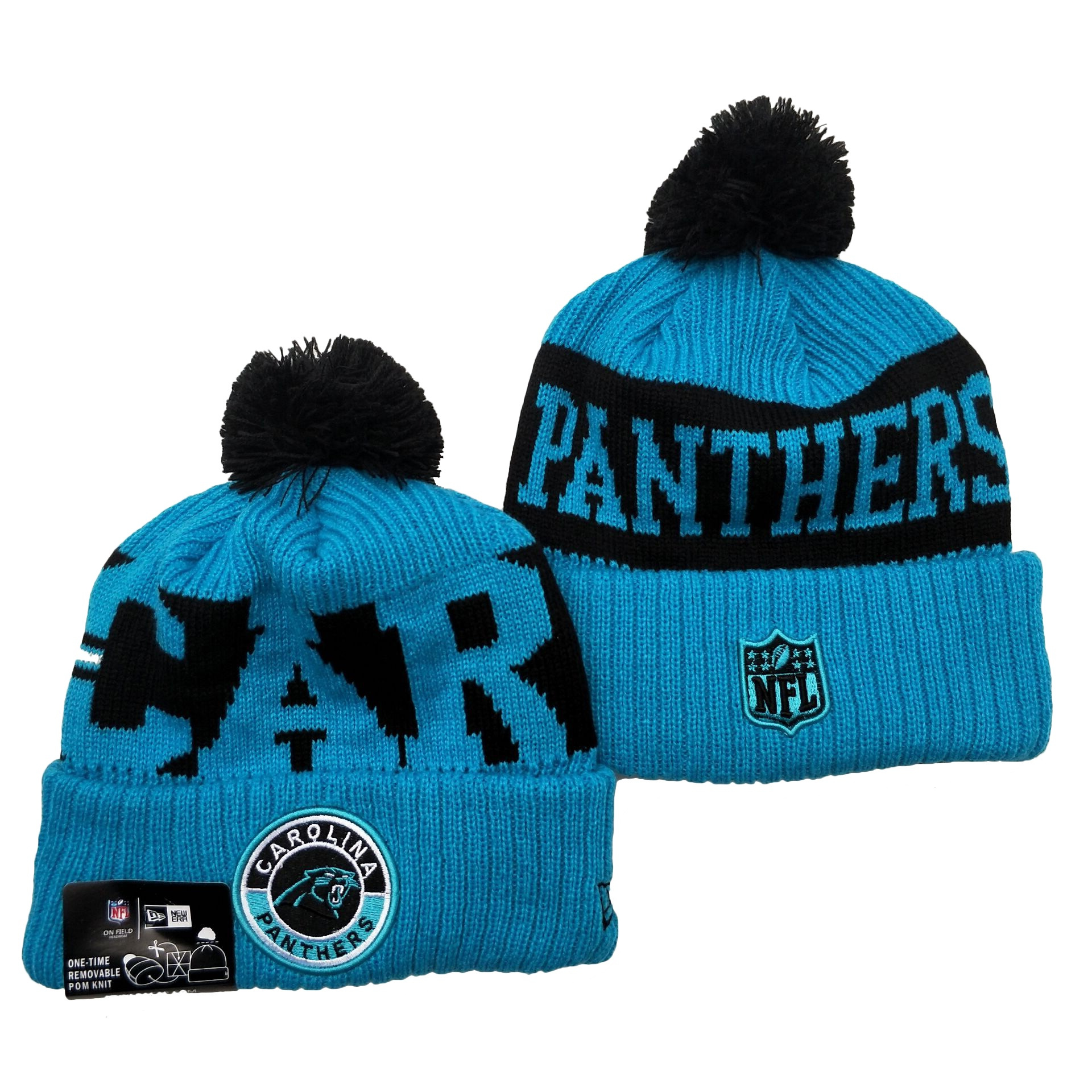 Carolina Panthers Knit Hats 036