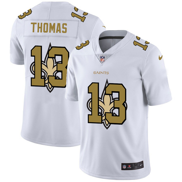 Men's New Orleans Saints #13 Michael Thomas White NFL Stitched Jersey