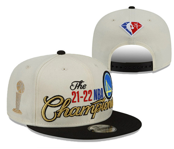 Golden State Warriors 2022 NBA Finals Champions Stitched Snapback Hats 059