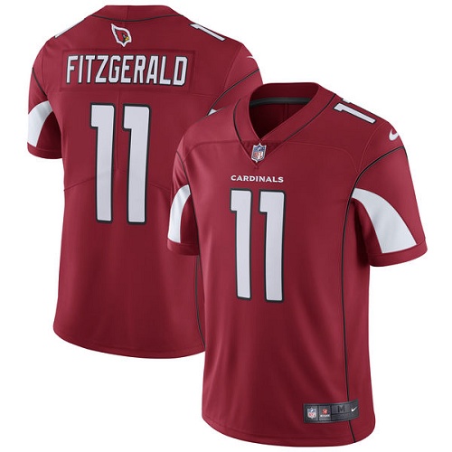Men's Arizona Cardinals #11 Larry Fitzgerald Red Vapor Untouchable Limited Stitched NFL Jersey