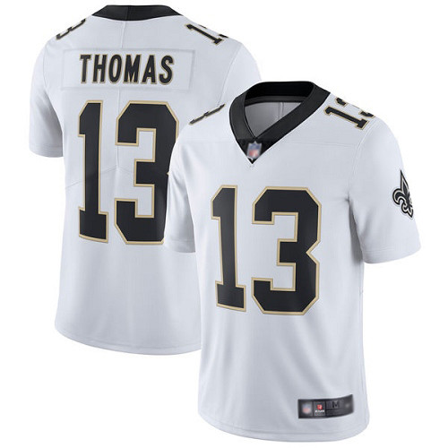 Men's New Orleans Saints #13 Michael Thomas White Vapor Untouchable Limited Stitched NFL Jersey