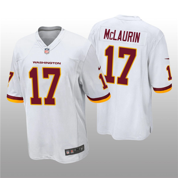 Men's Washington Football Team #17 Terry McLaurin White NFL Vapor Untouchable Limited Stitched Jersey