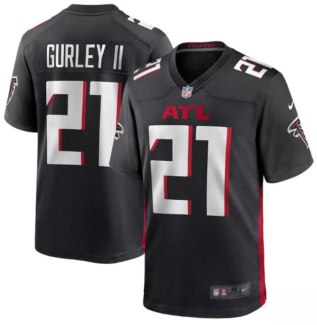 Men's Atlanta Falcons #21 Todd Gurley II 2020 Black NFL Jersey