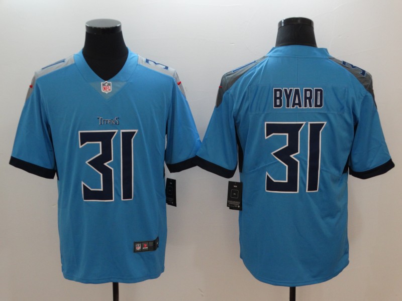 Men's Tennessee Titans #31 Kevin Byard Light Blue New 2018 Vapor Untouchable Limited Stitched Jersey