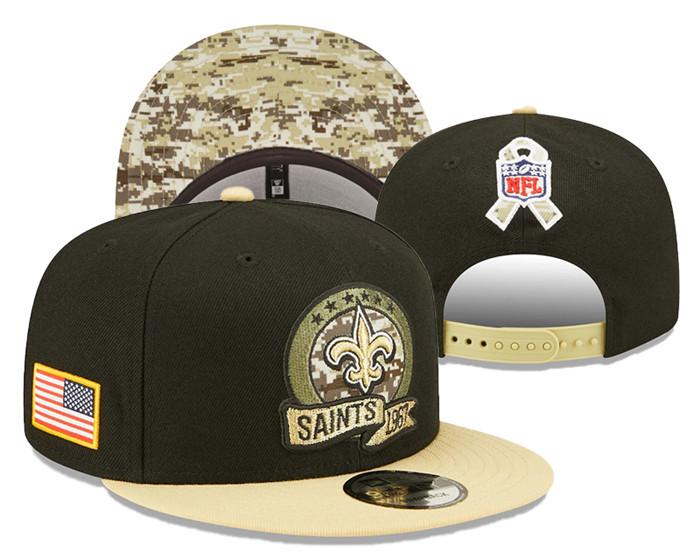 New Orleans Saints Salute To Service Stitched Snapback Hats 0100