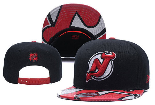 New Jersey Devils Stitched Snapback Hats 001