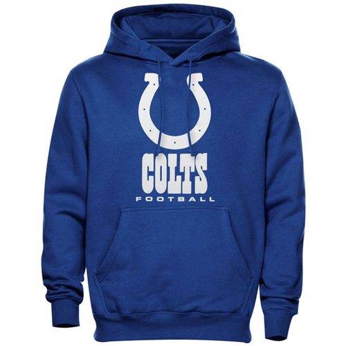 Men's Indianapolis Colts Royal Blue NFL Critical Victory Pullover Hoodie