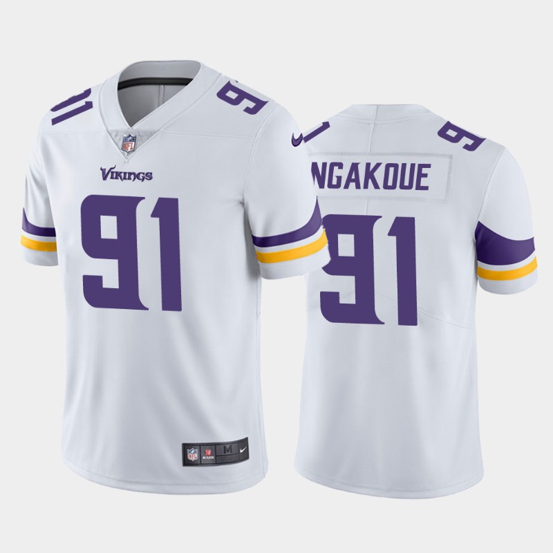 Men's Minnesota Vikings #91 Yannick Ngakoue White NFL Vapor Untouchable Limited Stitched Jersey