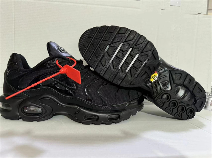 Men's Hot sale Running weapon Air Max TN Black Shoes 032