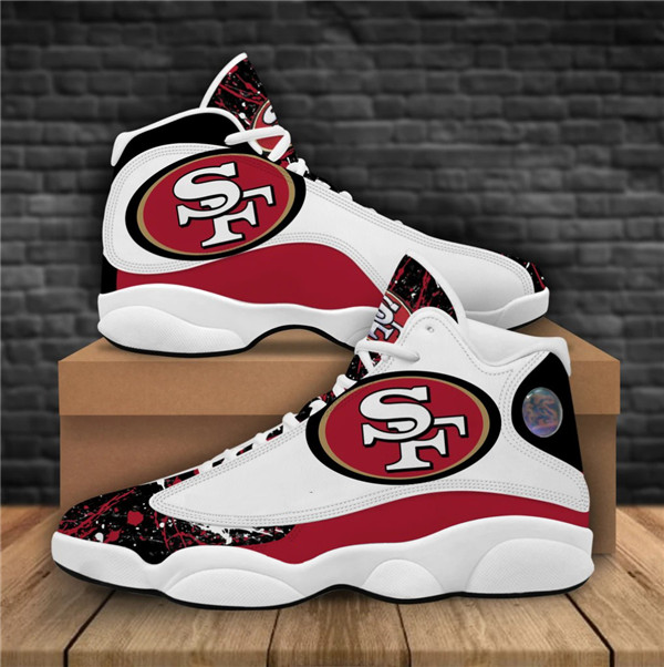 Men's San Francisco 49ers Limited Edition JD13 Sneakers 004