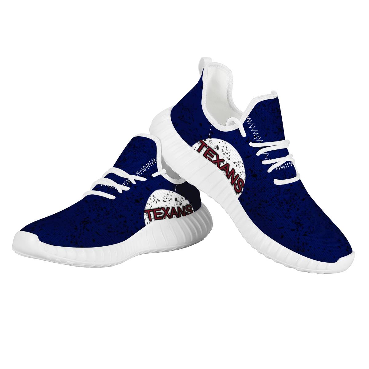 Women's Houston Texans Mesh Knit Sneakers/Shoes 008