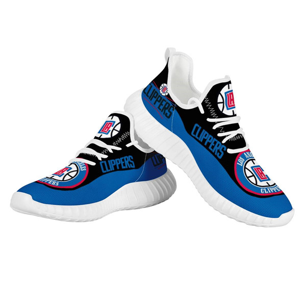 Men's Los Angeles Clippers Mesh Knit Sneakers/Shoes 001