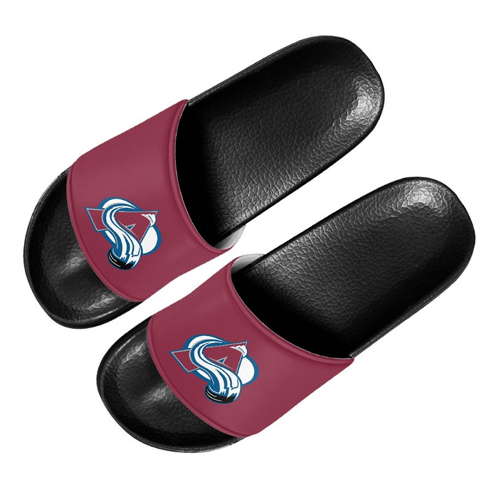 Women's Colorado Avalanche Flip Flops 002