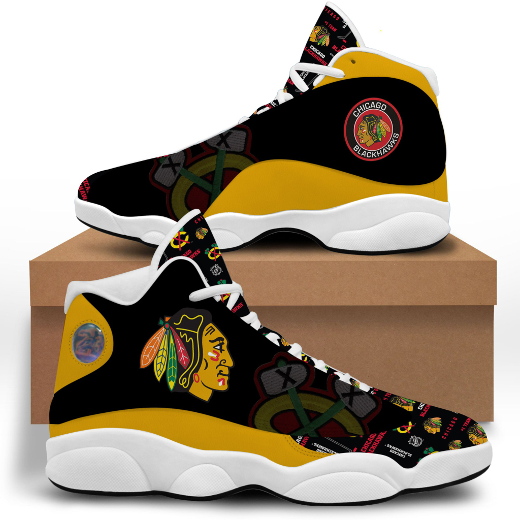 Women's Chicago Blackhawks Limited Edition JD13 Sneakers 001