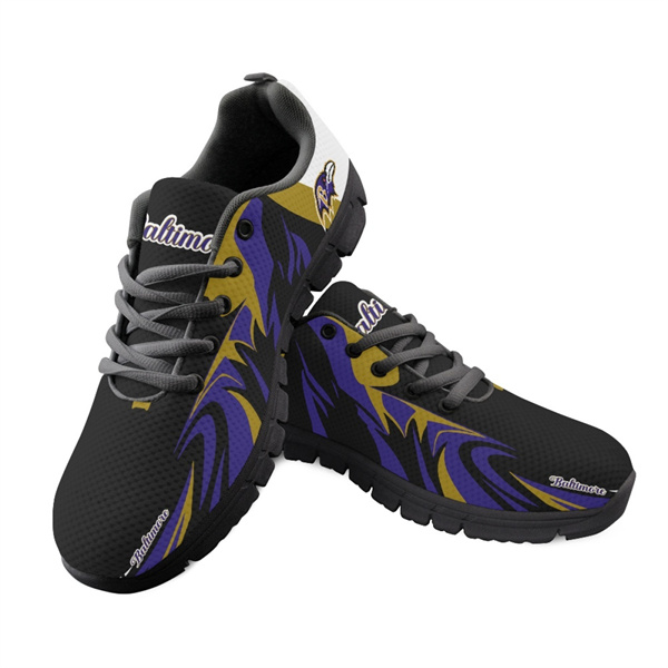 Women's Baltimore Ravens AQ Running Shoes 005