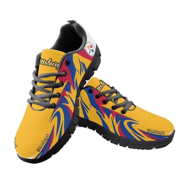 Women's Pittsburgh Steelers AQ Running Shoes 004