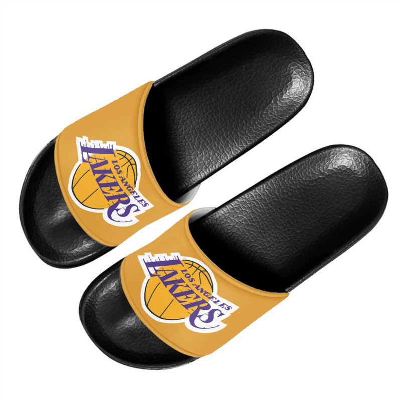 Women's Los Angeles Lakers Flip Flops 001