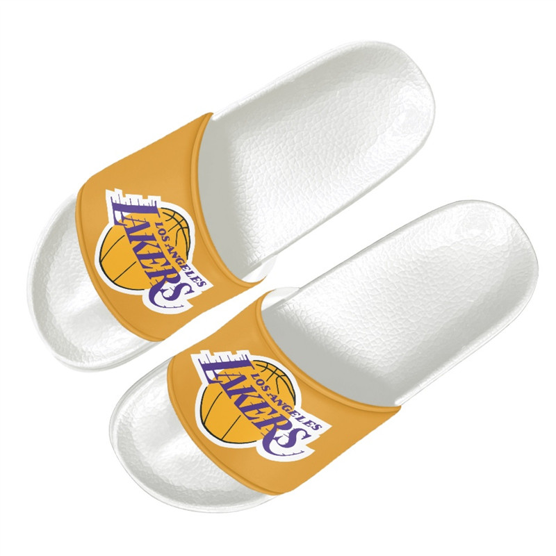 Women's Los Angeles Lakers Flip Flops 002