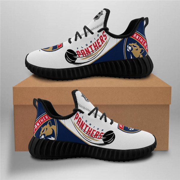 Women's Florida Panthers Mesh Knit Sneakers/Shoes 003