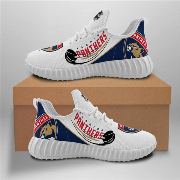 Women's Florida Panthers Mesh Knit Sneakers/Shoes 004