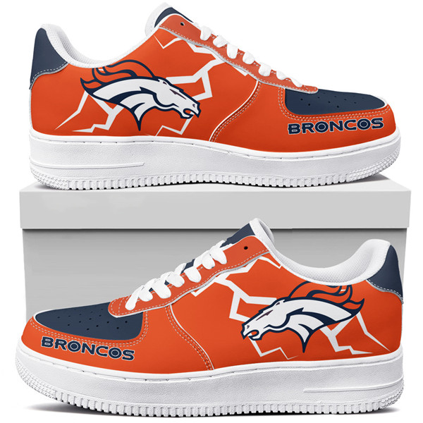 Men's Denver Broncos Air Force 1 Sneakers 001