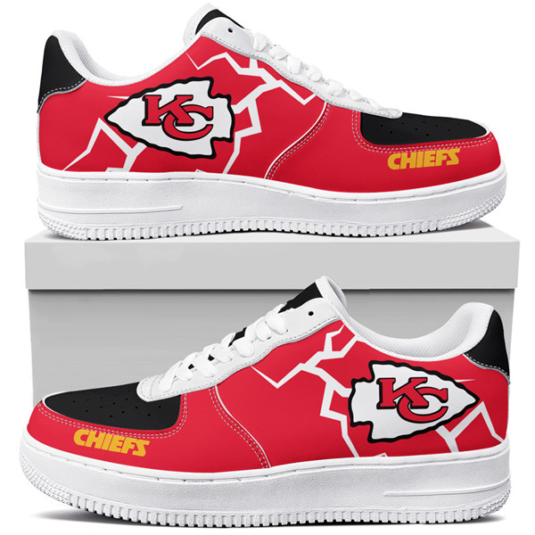 Men's Kansas City Chiefs Air Force 1 Sneakers 001