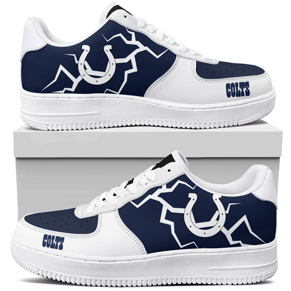 Men's Indianapolis Colts Air Force 1 Sneakers 001