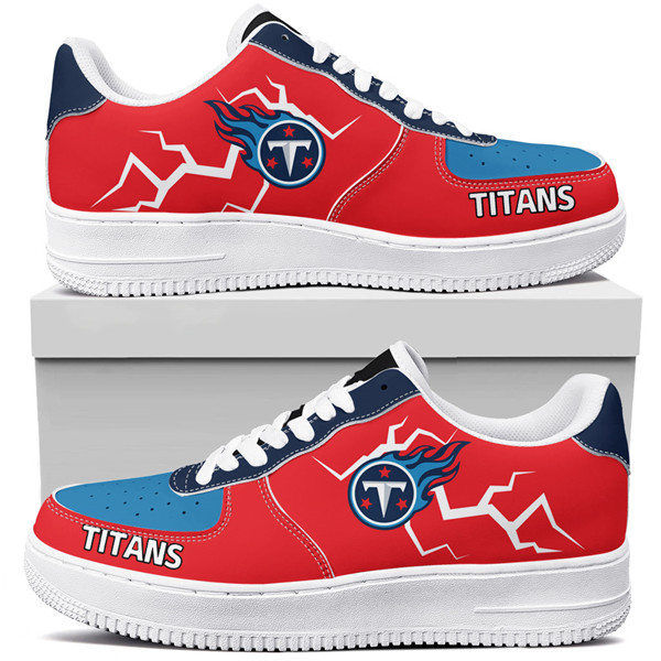 Women's Tennessee Titans Air Force 1 Sneakers 001