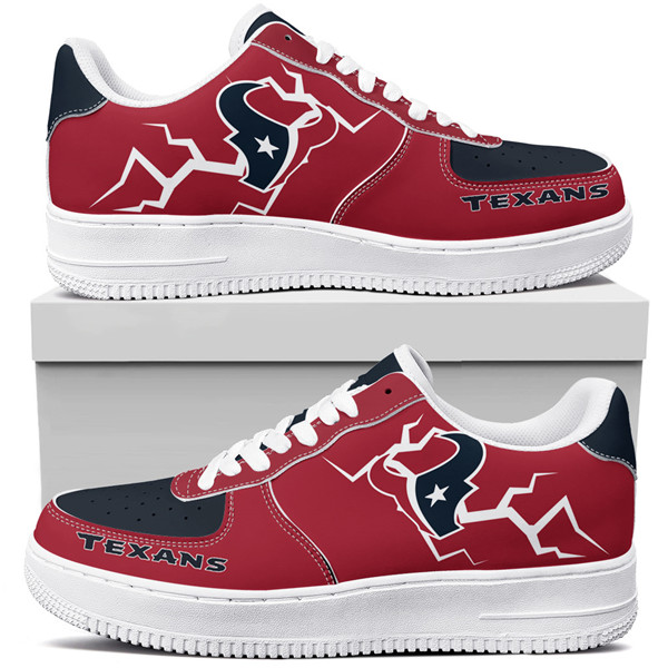Women's Houston Texans Air Force 1 Sneakers 001