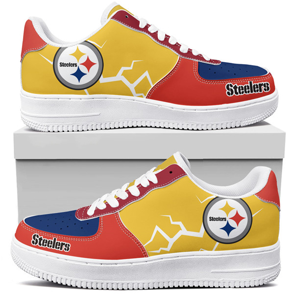 Men's Pittsburgh Steelers Air Force 1 Sneakers 001