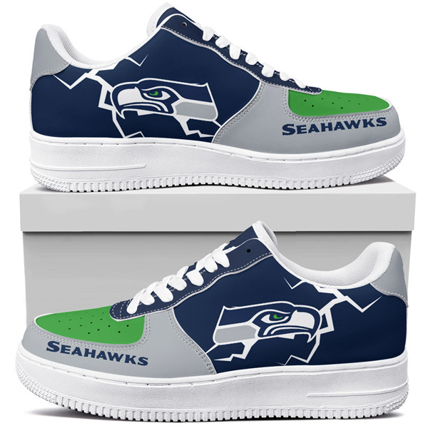 Men's Seattle Seahawks Air Force 1 Sneakers 001