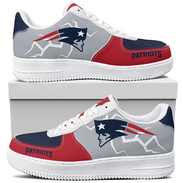 Men's New England Patriots Air Force 1 Sneakers 001