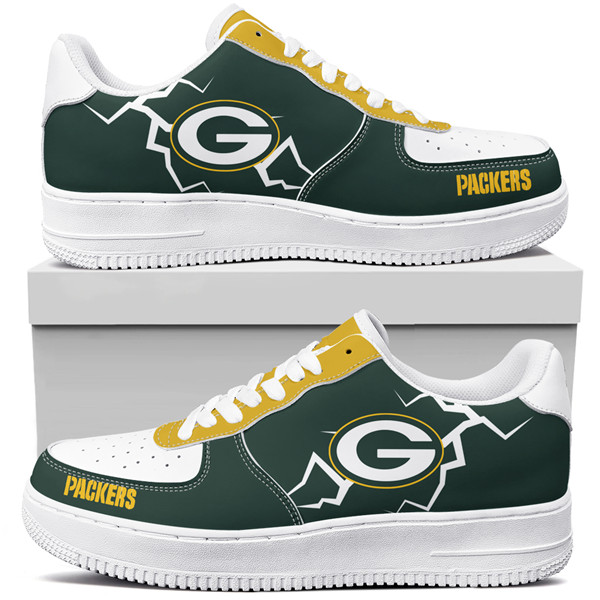 Women's Green Bay Packers Air Force 1 Sneakers 001 [Packers-yhteru65 ...