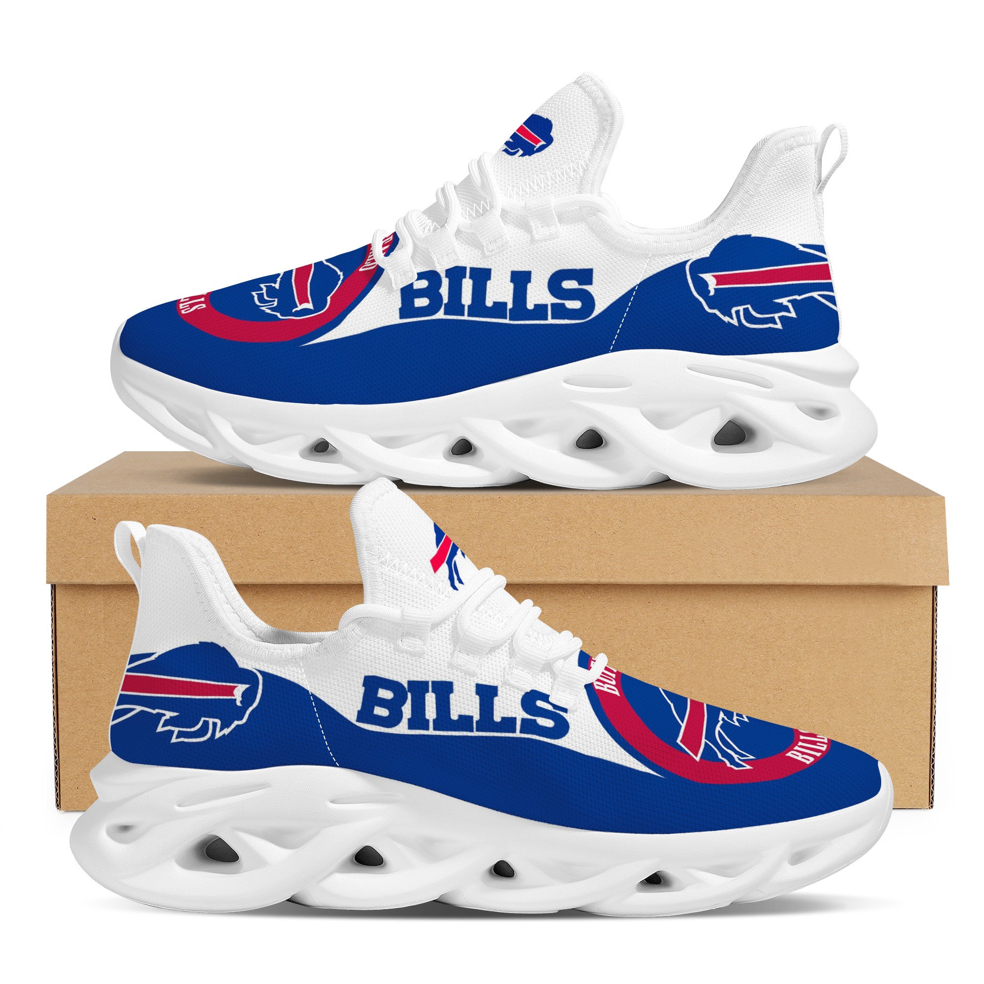 Women's Buffalo Bills Flex Control Sneakers 002