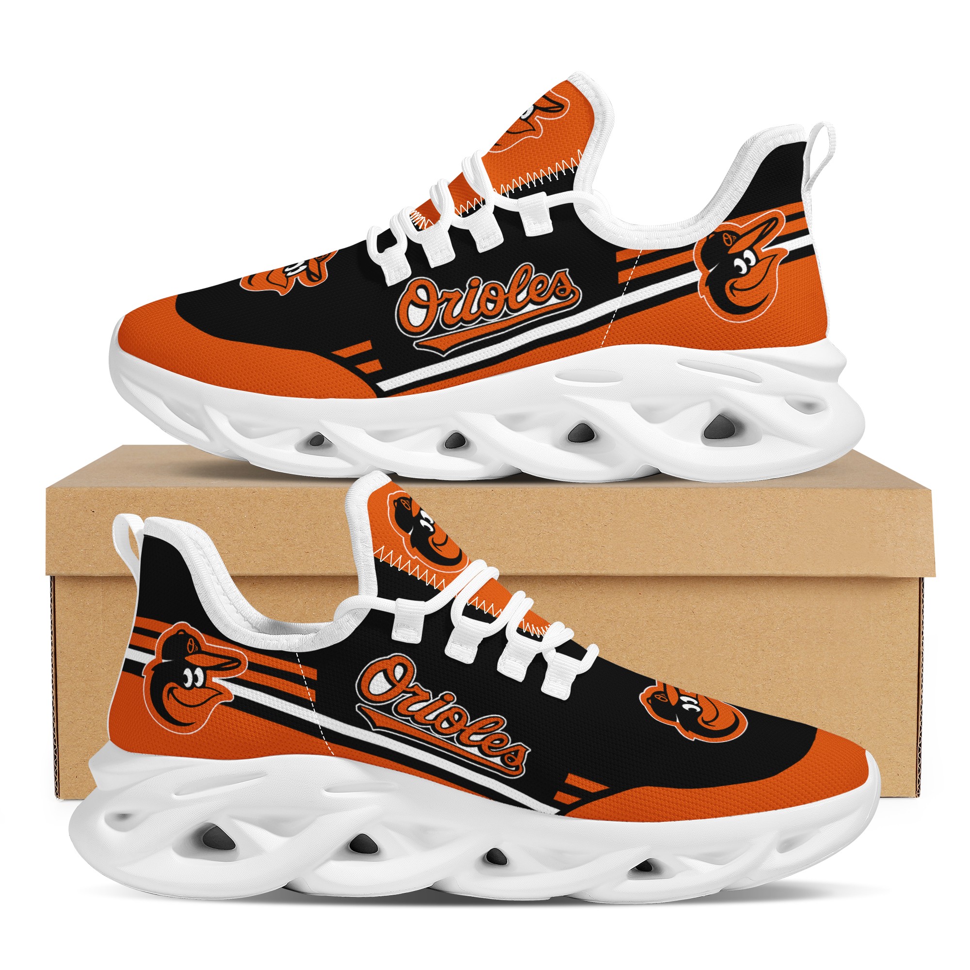 Women's Baltimore Orioles Flex Control Sneakers 002
