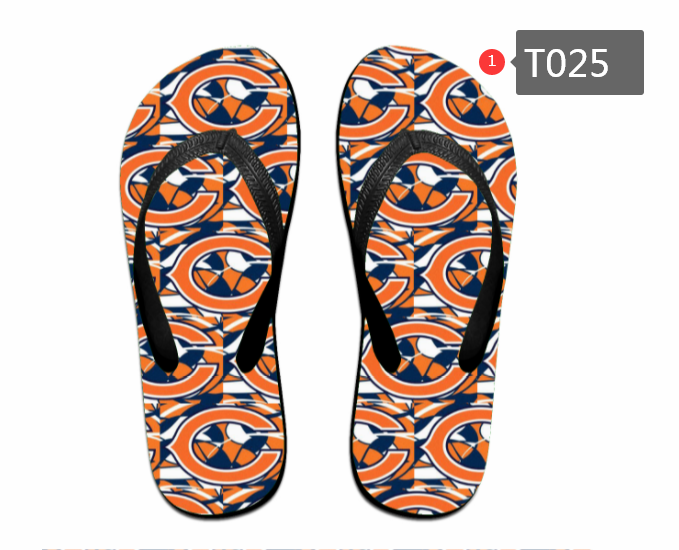 All Sizes Chicago Bears Flip Flops T025(Pls check description for details)