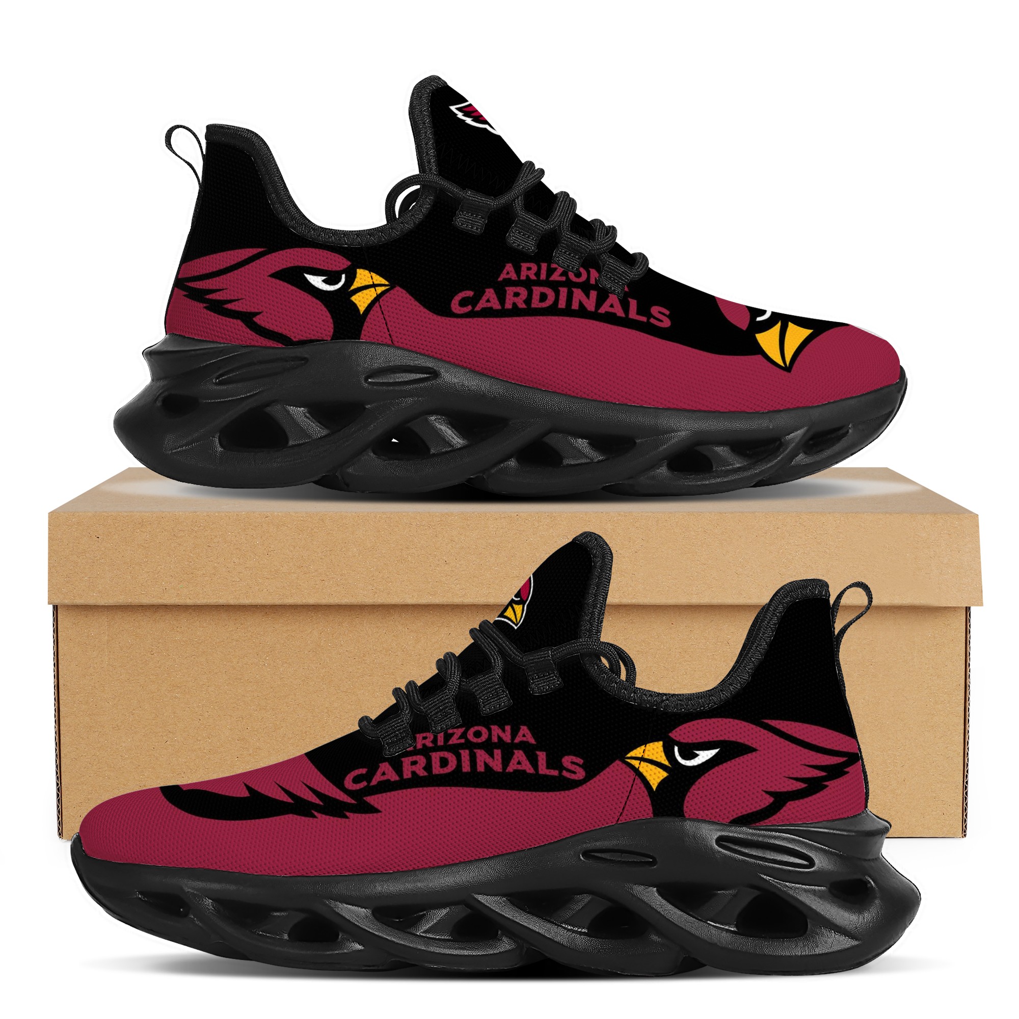Men's Arizona Cardinals Control Sneakers 001