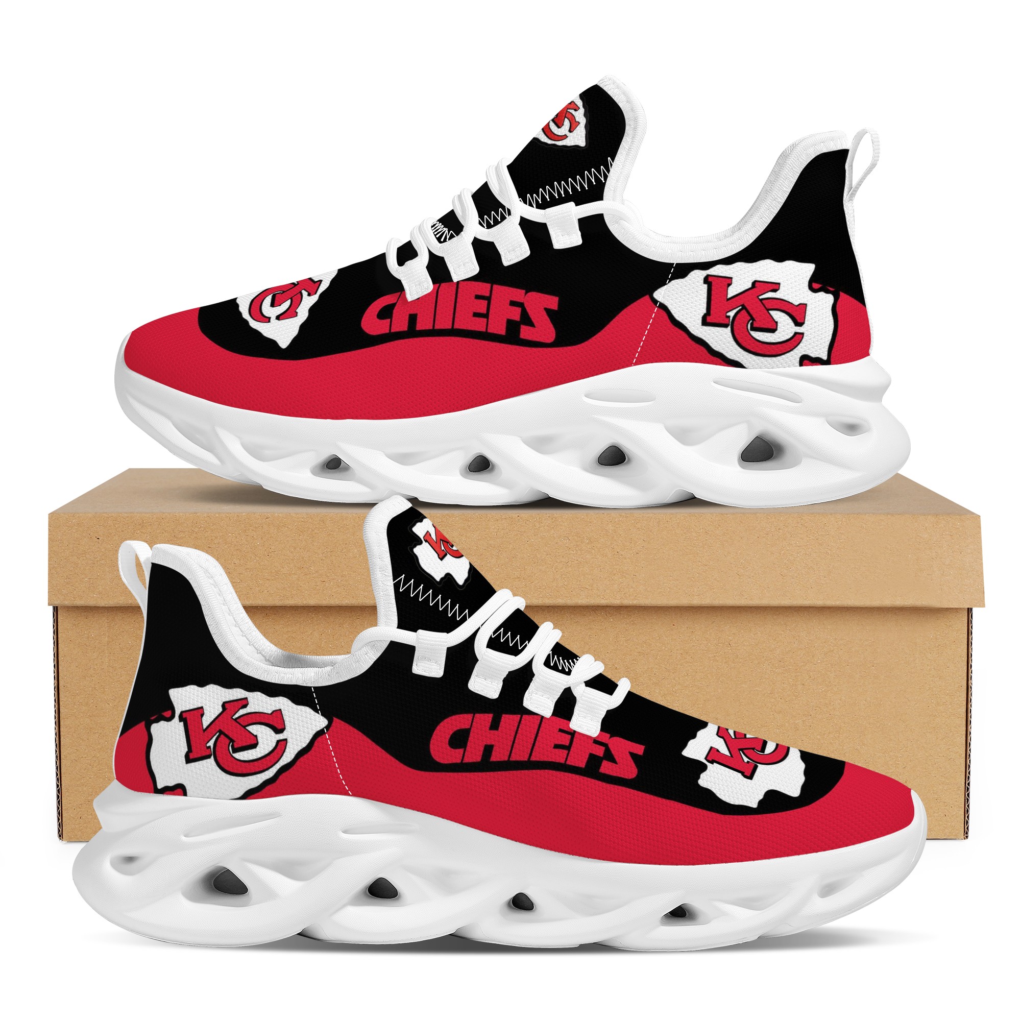Men's Kansas City Chiefs Flex Control Sneakers 002