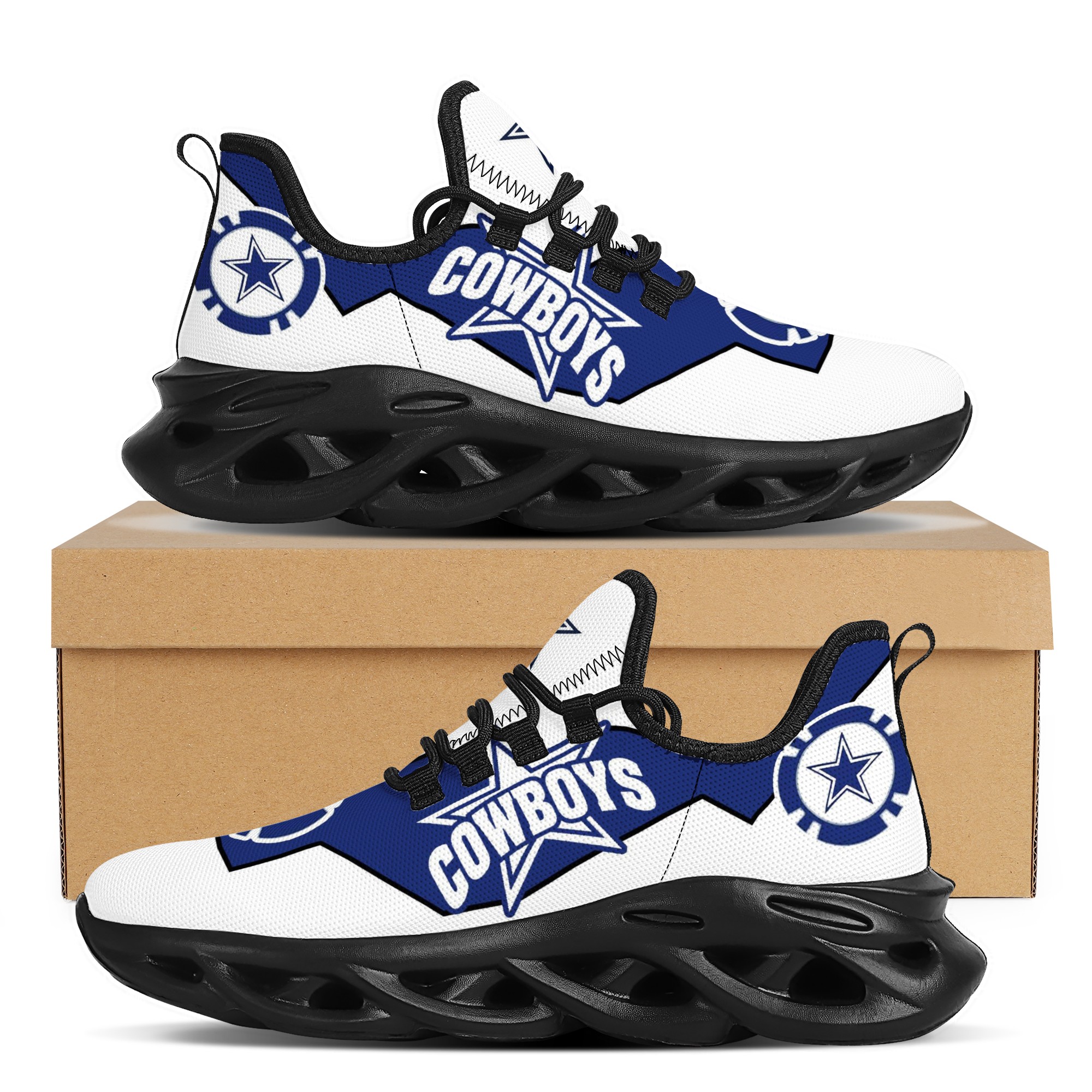Women's Dallas Cowboys Flex Control Sneakers 003