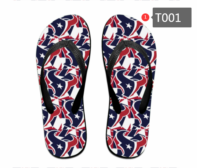 All Sizes Houston Texans Flip Flops T001(Pls check description for details)