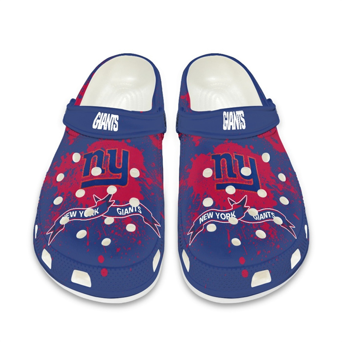 Men's New York Giants Bayaband Clog Shoes 004