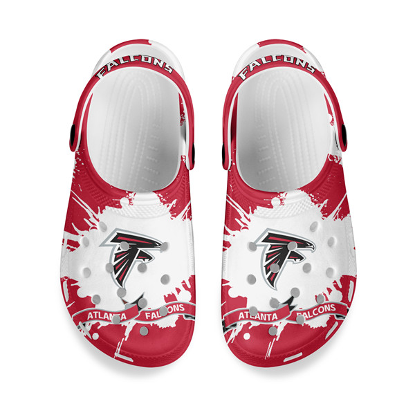 Women's Atlanta Falcons Bayaband Clog Shoes 001