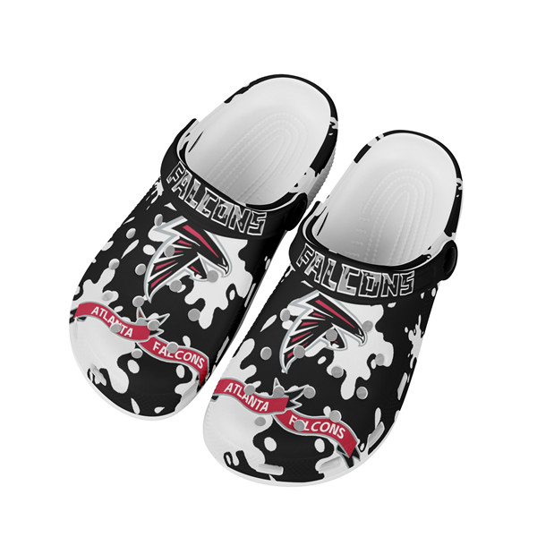 Women's Atlanta Falcons Bayaband Clog Shoes 002